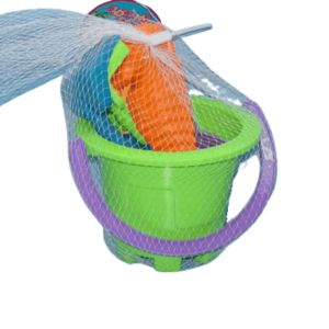 Balde pequeño con accesorios