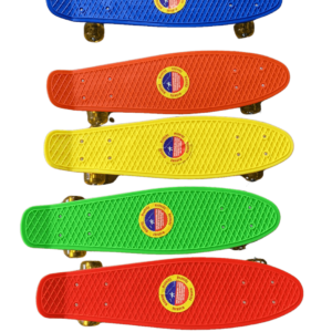 Skate con luces en las ruedas