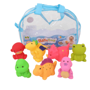 Set de 7 animales de goma