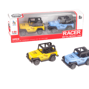 Set de 2 jeep de metal a fricción
