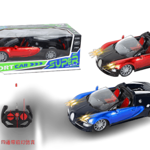 Auto deportivo radio control con luces