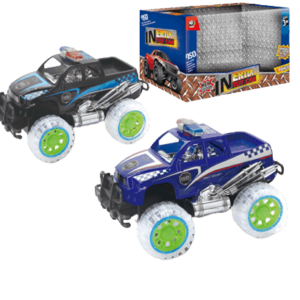 Camioneta a fricción con luces y sonidos