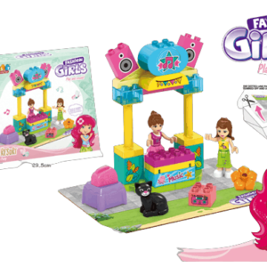Set de bloques stand de ventas