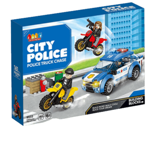 Lego auto y motos policiales 161 piezas