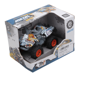 Moto 4 ruedas de metal a fricción