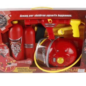 Set de bombero lanza agua con luces y sonidos