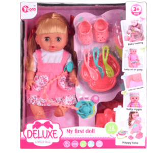 Muñeca de 35 cms. Con accesorios