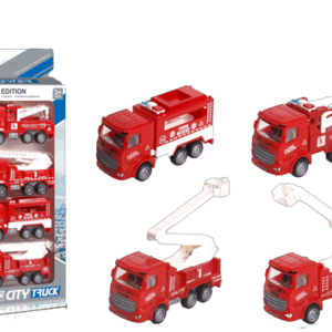 Set de 4 carros bomba a fricción