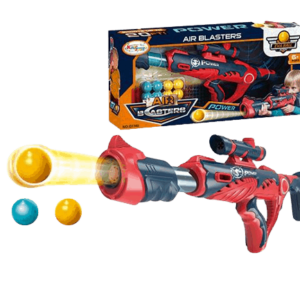 Pistola lanza pelotas de suave goma eva