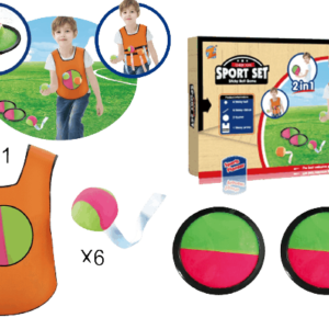 Set deportivo atrapa pelota 2 en 1