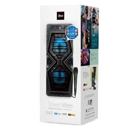 Parlante Tower Vibes Portable Sound System Conecta tu smartphone - Imagen 3