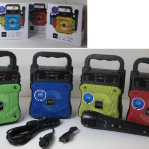 Parlante portátil bluetooth azul