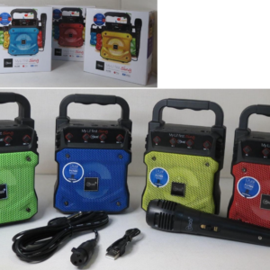 Parlante portátil bluetooth rojo