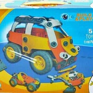 Mecano de plástico incluye accesorios
