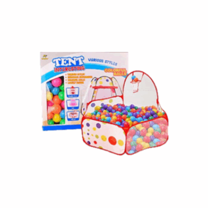 Piscina con aro y 60 pelotas