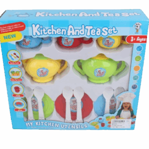 Set de tacitas con utensilios