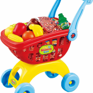Carro de supermercado con accesorios