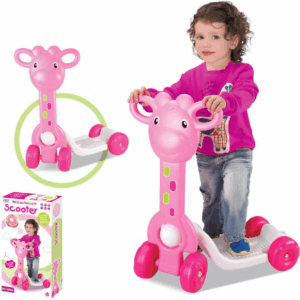Scooter plástico jirafa