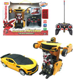 Transformer auto robot radio control