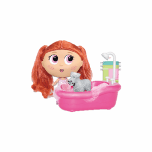 Muñeca de 19 cms. con mascota y accesorios