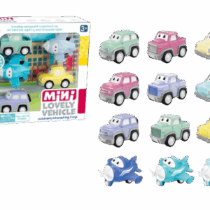 Set de 5 medios de transporte  a fricción