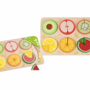 Rompecabezas Fracción Frutal madera Classic World