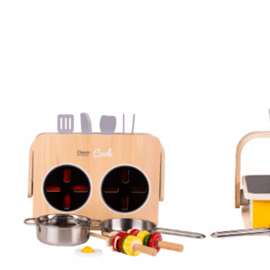 Mini cocina de mesa 2 en 1 madera Classic World