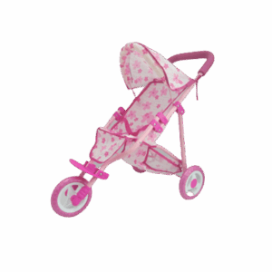 Coche para muñeca 3 ruedas