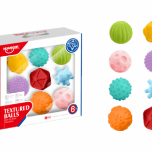 Pelotas de plástico con texturas