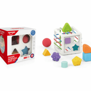 Cubo sensorial con elásticos