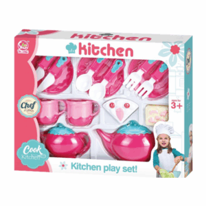 Set de tacitas con utensilios