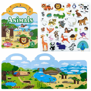 Libro para stickers de animales