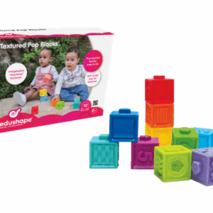 Cubos de plástico texturizados encajables Edushape