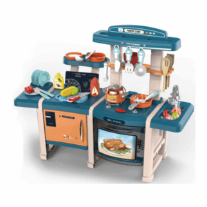Cocina azul con luces y sonidos