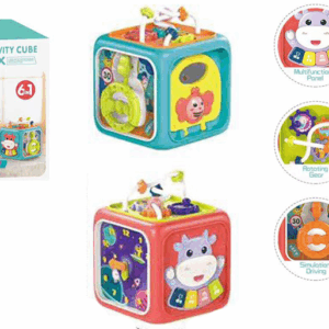 Cubo cajita con múltiples actividades