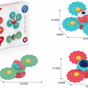 Set de 3 spinner con ventosas
