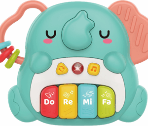 Piano elefante con luz y sonidos