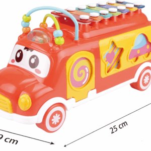 Bus musical de arrastre con encajes